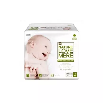NATURE LOVE MERE Подгузники супер мягкие MAGIC Soft S 3-6 кг 26.0
