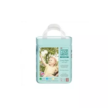 NATURE LOVE MERE Трусики-подгузники ночные Long Night XL 10-14 кг 20.0