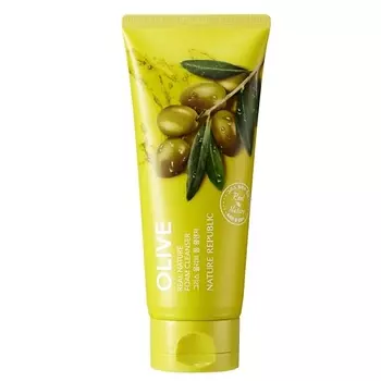 NATURE REPUBLIC Пенка для умывания с экстрактом оливы Real Nature Olive Foam Cleanser