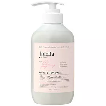 Слабокислотный парфюмированный гель для душа Jmella In France Blooming Body Wash 01 Blooming Peony