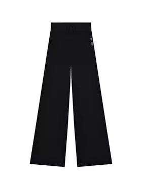 Черные широкие спортивные брюки MM6 Maison Margiela детские