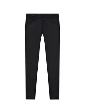 Черные брюки из зко-кожи Karl Lagerfeld kids детские