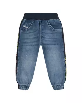 Джинсовые брюки с лампасами Diesel детские