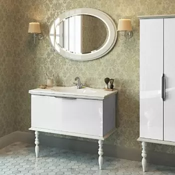 Комплект мебели Edelform Decora 100 белый глянец