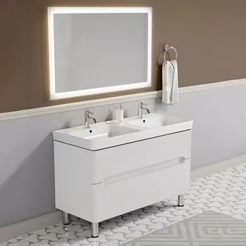 Комплект мебели Sanvit Форма 120 белый глянец