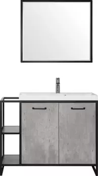 Комплект мебели Style Line Лофт 80/100 бетон