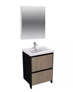 Комплект мебели Velvex Klaufs 60.2Y черная, шатанэ, напольная