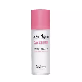 LOOK AT ME Сыворотка для лица дневная с пептидами и коллагеном Teen Again Day Serum