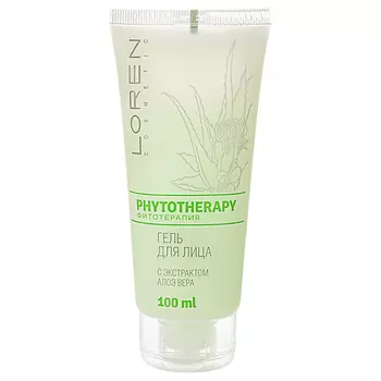 LOREN COSMETIC Гель для лица с экстрактом алоэ вера Phytotherapy