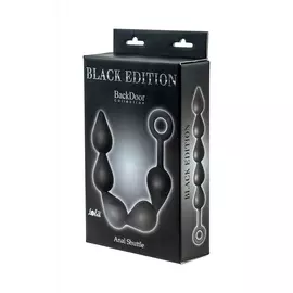 LOLA Анальная цепочка Black Edition Anal Shuttle Super Beads