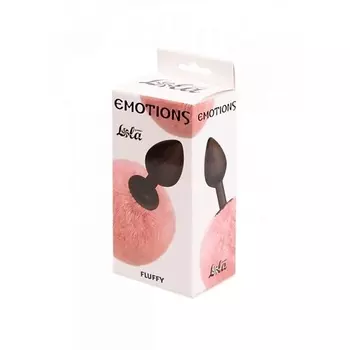 LOLA Анальная Пробка с Хвостом Emotions Fluffy Pink