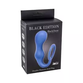 LOLA Эрекционное кольцо с анальной пробкой Double Pleasure Anal Plug