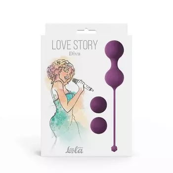 LOLA Набор вагинальных шариков Love Story Diva