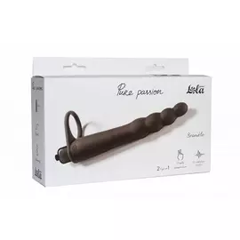 LOLA Вибронасадка для двойного проникновения Pure Passion Bramble
