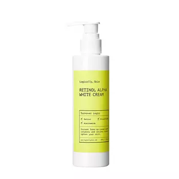LOGICALLY, SKIN Крем для лица и тела для сияния кожи с ретинолом Retinol alpha white cream