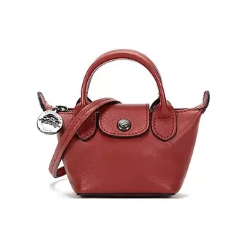 LONGCHAMP Сумка Le Pliage Cuir Sheepskin Crossbody Bag Mini Women's Russet