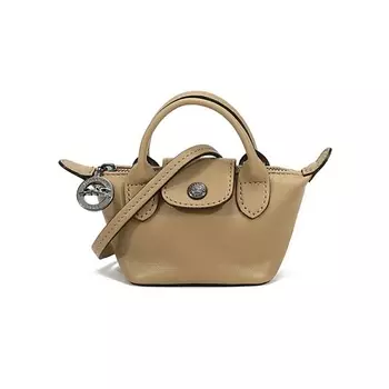 LONGCHAMP Сумка Le Pliage Cuir Sheepskin Portable Crossbody Bag Women's Khaki