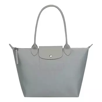 LONGCHAMP Сумка Le Pliage No Fabric One Shoulder Handbags Small Size Women's Cement Gray
