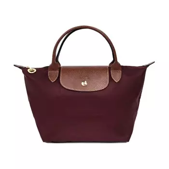 LONGCHAMP Сумка Le Pliage Polyamide Canvas With Leather Dumpling Bag Small Size Women's Tan