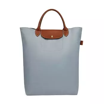 LONGCHAMP Сумка Recycled Polyamide Tote Bag Shopping Bag Women's Light Gray