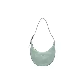 LONGCHAMP Сумка Roseau Essential Suede Large Cow Leather Shoulder Bag Women's Green