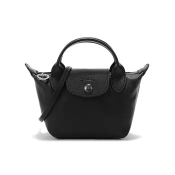 LONGCHAMP Сумка Sheepskin Dumpling Bag Mini Women's Black
