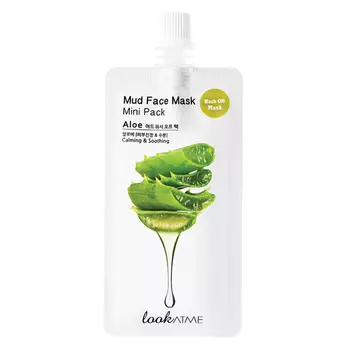 LOOK AT ME Маска для лица грязевая успокаивающая Алоэ Вера Aloe Mud Face Mask