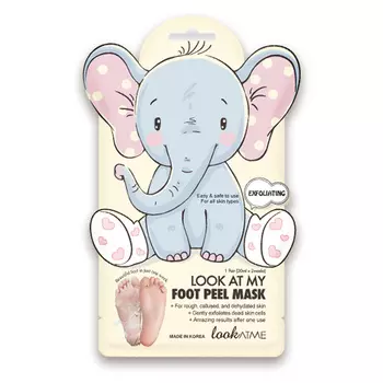 LOOK AT ME Маска для ног отшелушивающая Foot Peel Mask