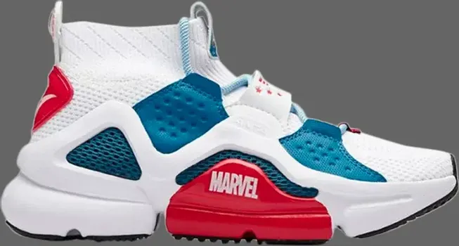 Кроссовки marvel x sock sneaker 'captain america' Anta, синий