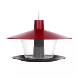 Кормушка для птиц Plastia finch д28см бордо