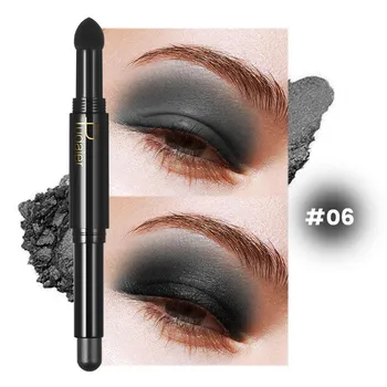 Тени для век с двойной головкой, перламутровый карандаш для теней Sleeper Silkworm Eyeshadow Pen, осветляющий, не размазывающийся макияж для глаз