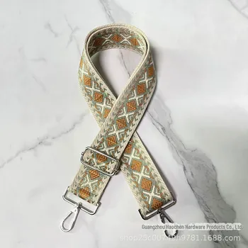 Регулируемый широкий плечевой ремень для сумок через плечо Gunmetal Black Buckle