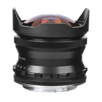 7.5MM F2.8 Fisheye объектив для беззеркальной камеры, обновление, оптимизация обработки изображений, латунное крепление ENEX для Sony серебряный