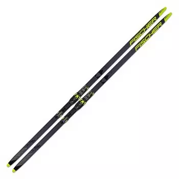 Лыжи беговые Fischer Twin Skin Carbоn Pro Medium IFP N13520 черный\желтый