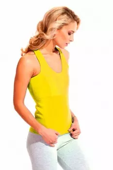 Майка для похудения Bradex body shaper shirt yellow