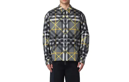 Рубашка мужская серая Burberry, серый