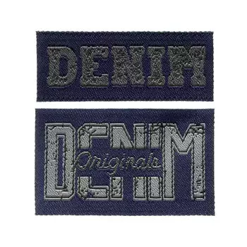 922008 Термоаппликация ярлык DENIM/ORIGINALS, синий цв. 2 шт. Prym