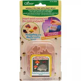 8926 Форма для аппликаций и фильцевания, 1 шт., 7,5х9см Clover