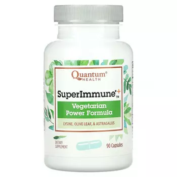 Quantum Health, Супер Иммун+, мощная вегетарианская формула продукт, 90 капсул