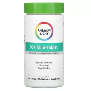 Rainbow Light, 50+ Mini-Tablet, 180 таблеток