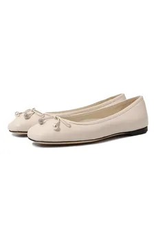 Кожаные балетки Elme Jimmy Choo