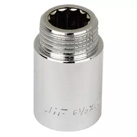 удлинитель JIF 1/2"х60 мм хром латунь резьба