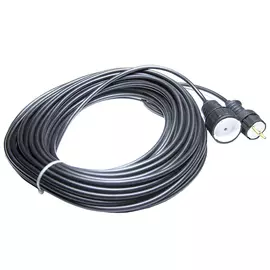 удлинитель Реальная Электрика 1 гнездо 30м б/з 16А IP44 2х1,5кв.мм. ПВС черный