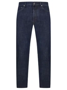 Джинсы Regular Fit хлопковые JOHNNY MANGLANI