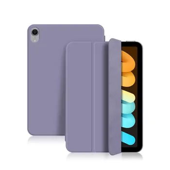 Чехол для планшета iPad Mini 7 Slim Tri-Fold Двунаправленный чехол-подставка Прочная защита с автоматическим выходом из спящего режима чёрный