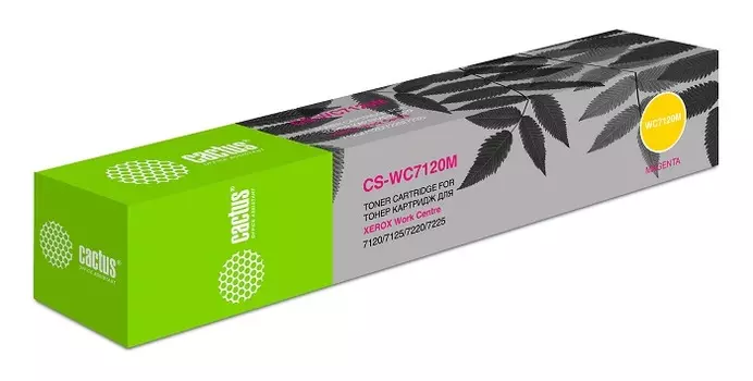 Картридж Cactus CS-WC7120MRU 006R01463 пурпурный (15000стр.) для Xerox WC 7120/7125/7220/7225