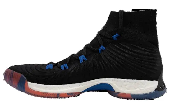 Баскетбольные кроссовки Crazy Explosive мужские высокие черные Adidas