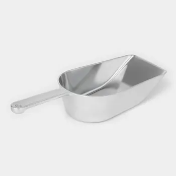 Совок для сыпучих продуктов, h=30.5 см, алюминий, серебристый