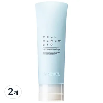 Мягкий гель-пилинг The Saem Cell Renew Bio Micro Peel, 160 мл, 2 шт.
