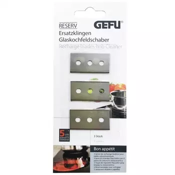 Запасные лезвия для скребка Gefu 3 шт